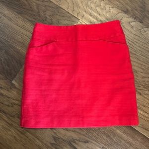 LOFT skirt. Red. Size 0